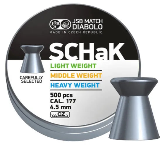 Schak Luchtwapenkogels - 4,5 mm