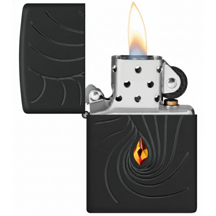Zippo Crystal Waves Design Lighter