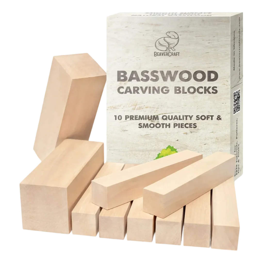 10stk Emne- Treklosser til Treskjæring Lind - Game-On.no