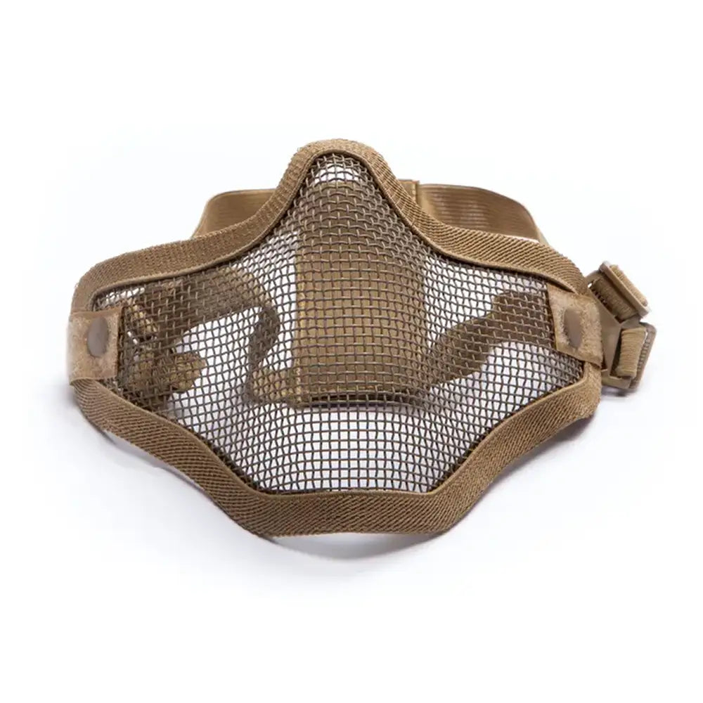 Mesh Masker met Rooster - Tan