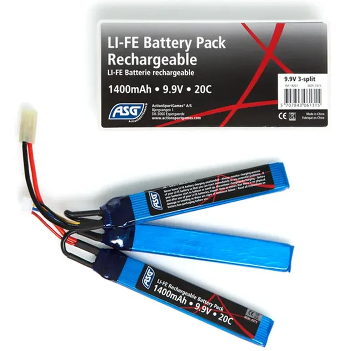 Batterij - Li-Fe 9,9V 1400 - Sticks