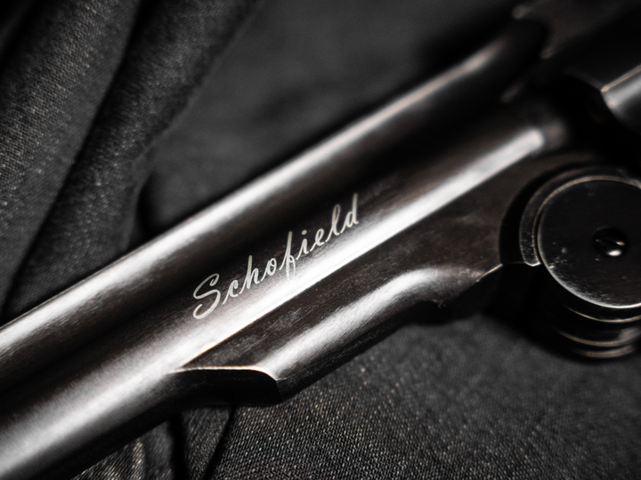 Schofield No.3 Revolver - 4.5mm Pellets - Verouderd Zwart