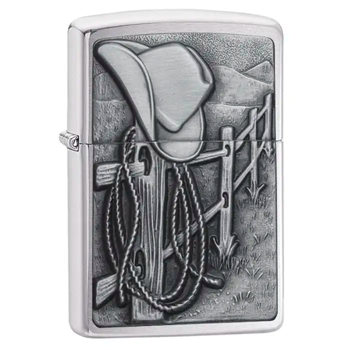 Zippo-aansteker - Cowboy 3D-motief