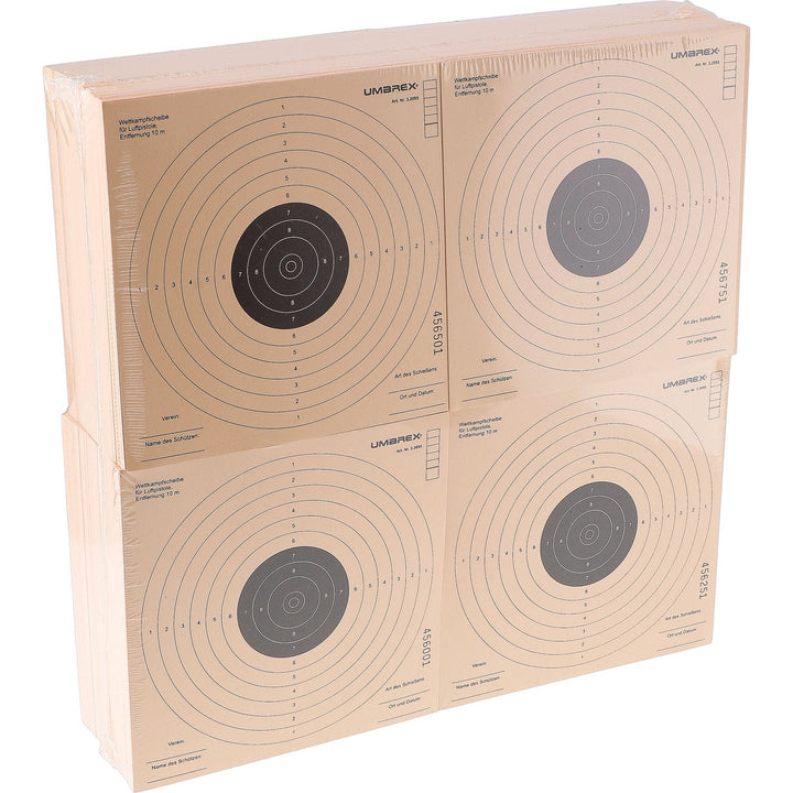 Flitsers voor luchtgeweren en softguns 17x17cm (Pakketaanbieding)