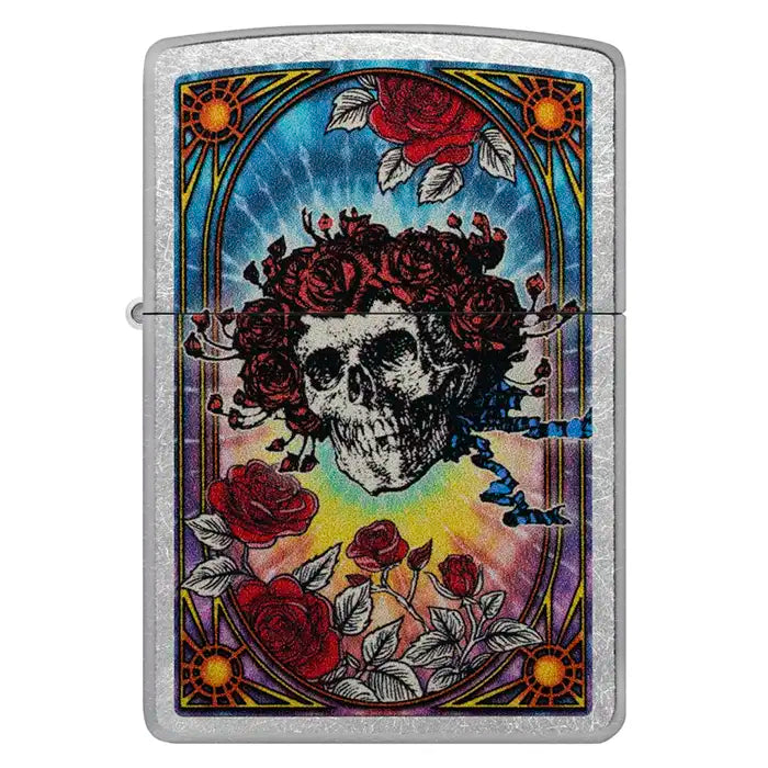 Zippo – Grateful Dead «Skull & Roses» – Street Chrome Lighter