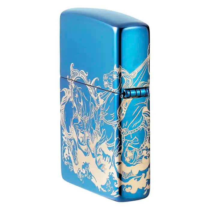 Zippo Lighter - Poseidon Atlantis Design