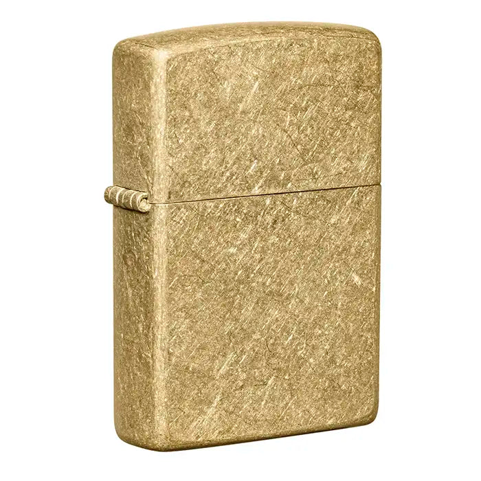 Zippo - Getrommeld Messing