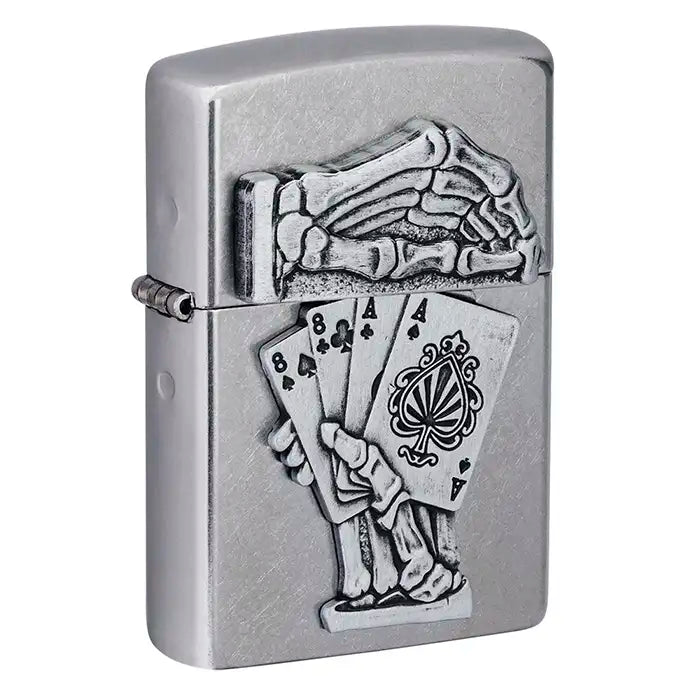 Zippo-aansteker - 3D-dodemanshandontwerp