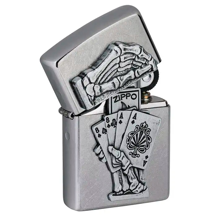 Zippo-aansteker - 3D-dodemanshandontwerp
