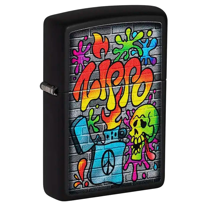 Zippo-aansteker - Street Art-ontwerp