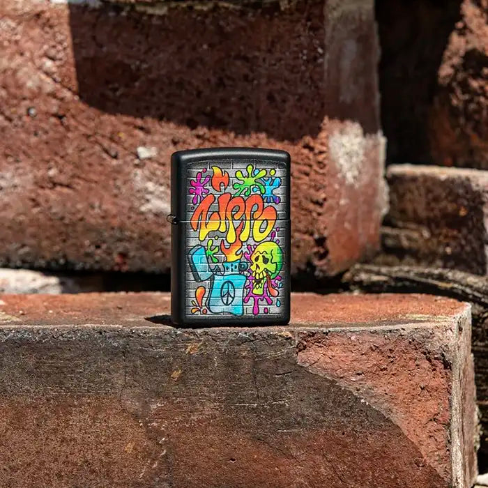 Zippo-aansteker - Street Art-ontwerp