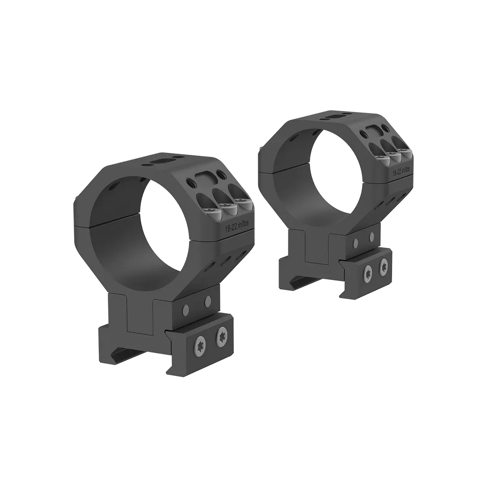 Vector Optics X-ACCU Ø34 Justerbare Montasjeringer 21mm - Sort - par fra siden