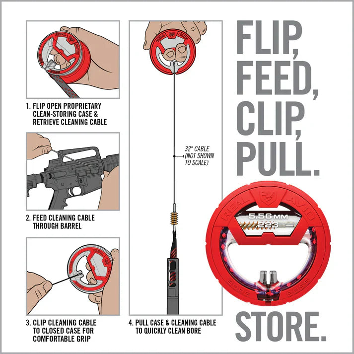 Bore Boss - Vatreiniger voor 4,5 mm / .17 CAL