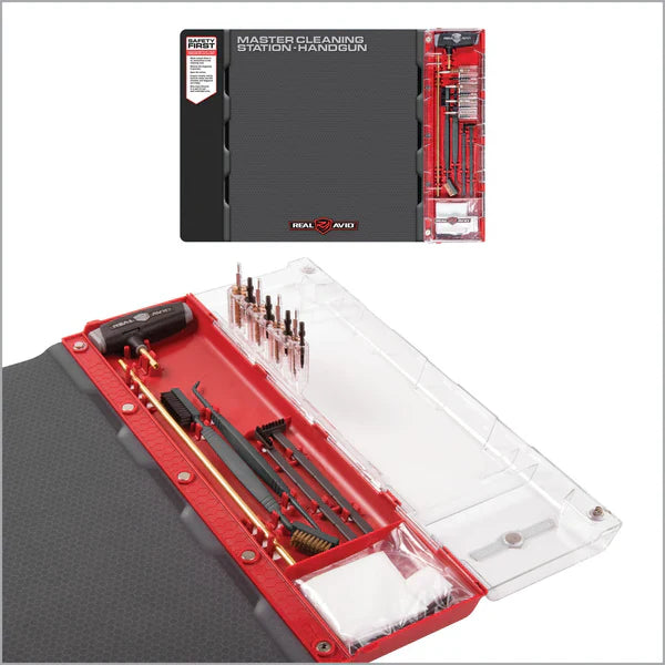 Real Avid - Master Vedlikeholdsstasjon for Håndvåpen - Matte og Pussesett