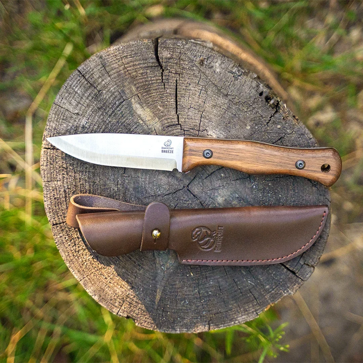 BeaverCraft Breeze Bushcraftkniv - kniv og slire