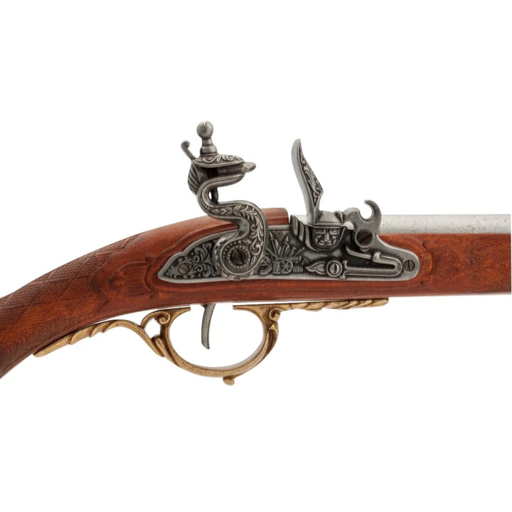 Napoleon Rifle 1807 Replika - Flintlåsrifle i Metall og Tre - Game-On.no