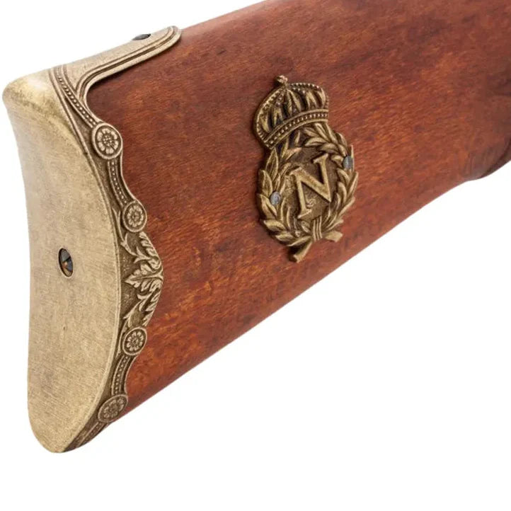 Napoleon Rifle 1807 Replika - Flintlåsrifle i Metall og Tre - Game-On.no