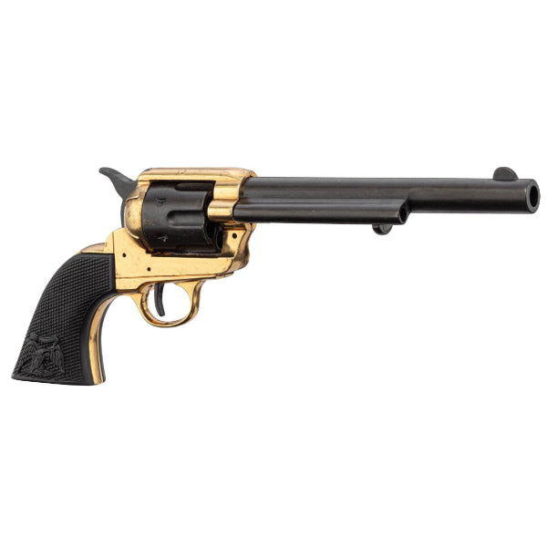 Replica van de Vredesmaker 7.5 uit 1873 <tc>Revolver</tc> - Zwart/Goud