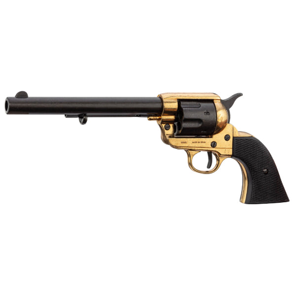 Replica van de Vredesmaker 7.5 uit 1873 <tc>Revolver</tc> - Zwart/Goud
