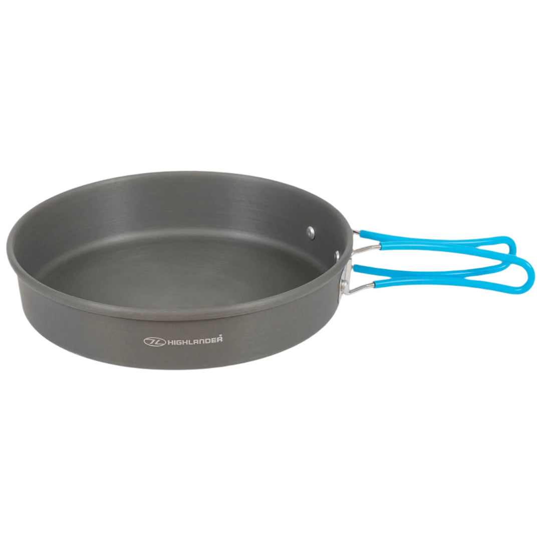 Campingkoekenpan in geanodiseerd aluminium - 18 cm