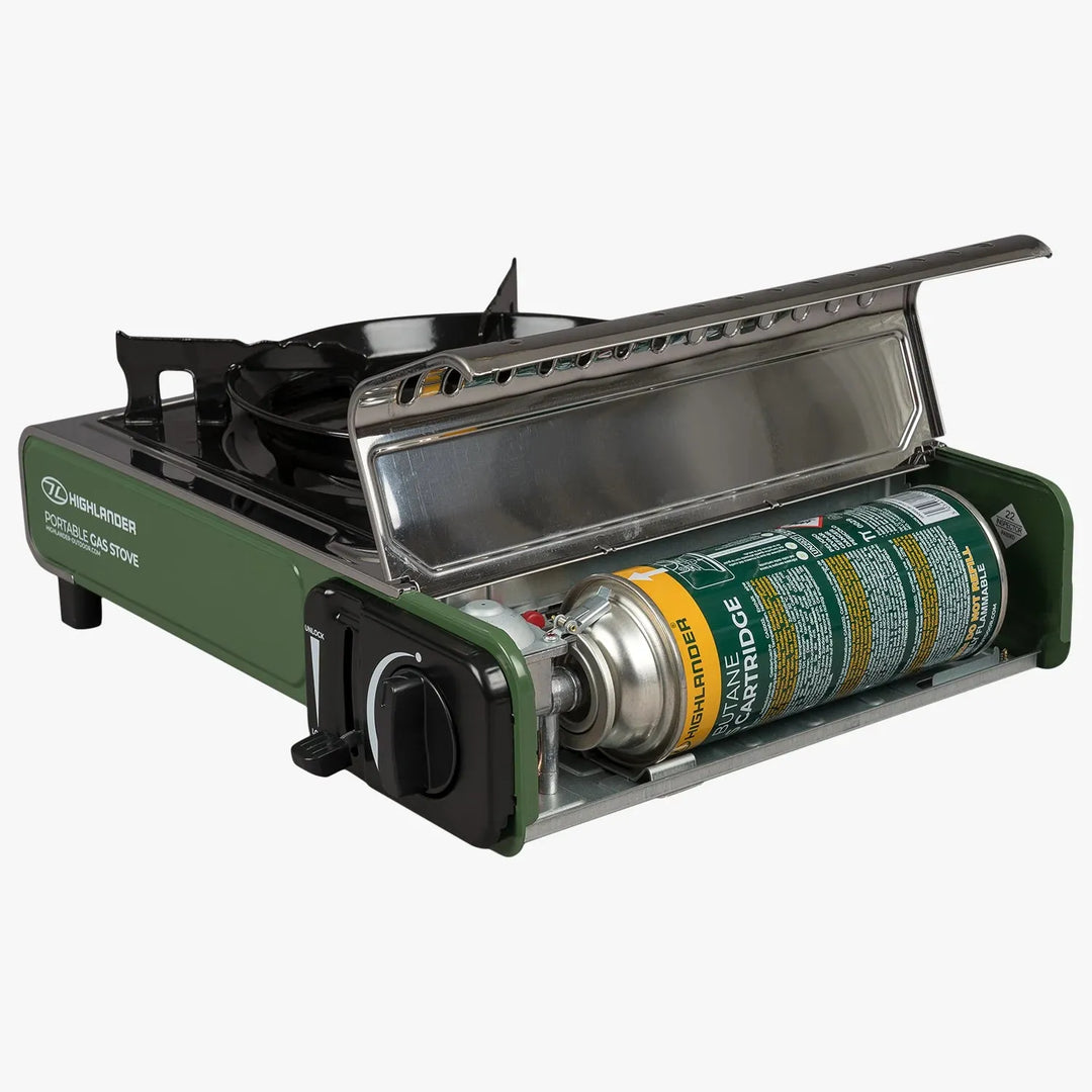 Portable Gas Stove / Camping Kitchen - Green