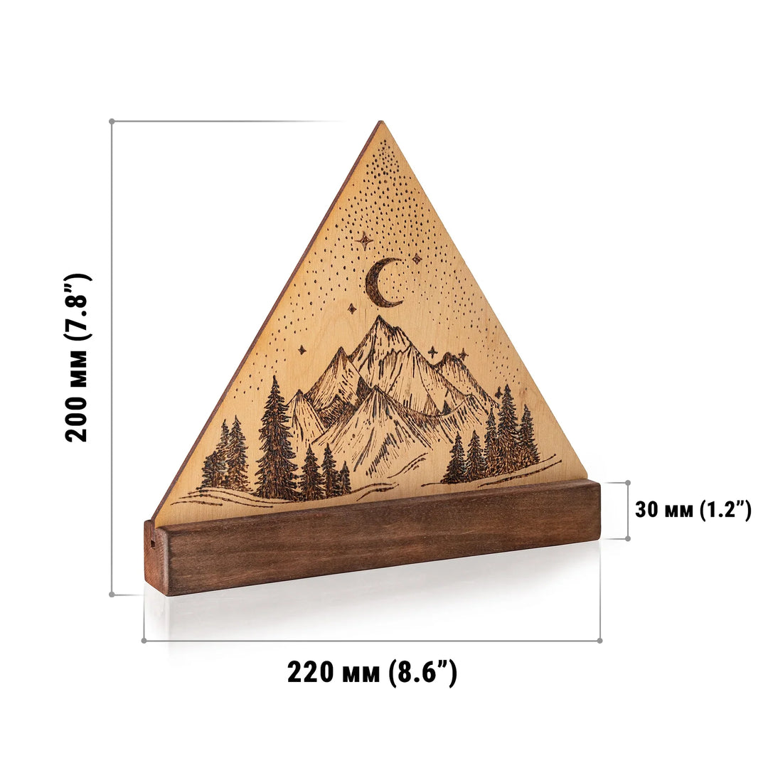 BeaverCraft DIY Trebrenningssett - Nøkkelholder - mål