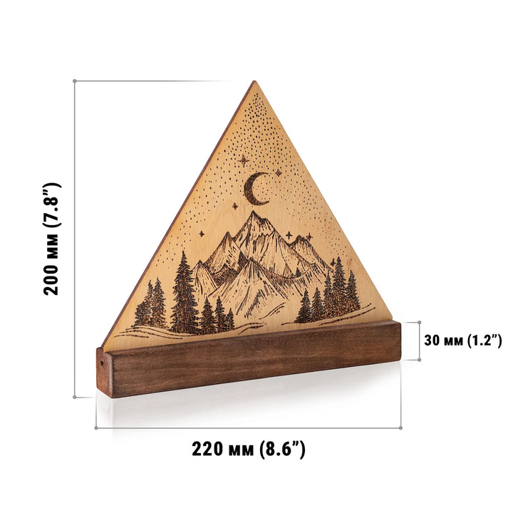 BeaverCraft DIY Trebrenningssett - Nøkkelholder - mål