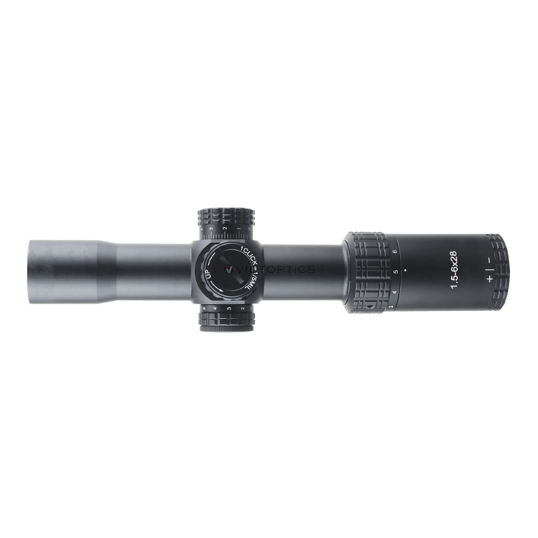 VictOptics S4 1,5-6x28 Kikkertsikte - Sort - ovenfra