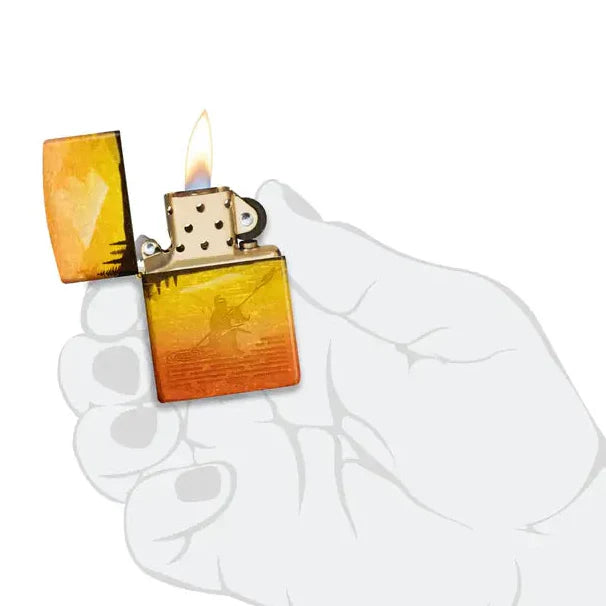 Zippo Tumbled Brass 540 Fusion kajakk lighter