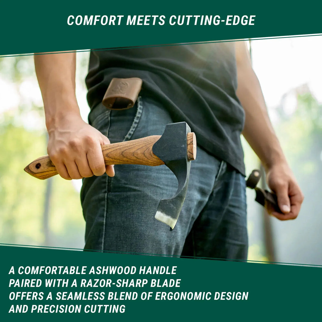 AX2 Teksle Håndsmidd Øks - Game-On.no