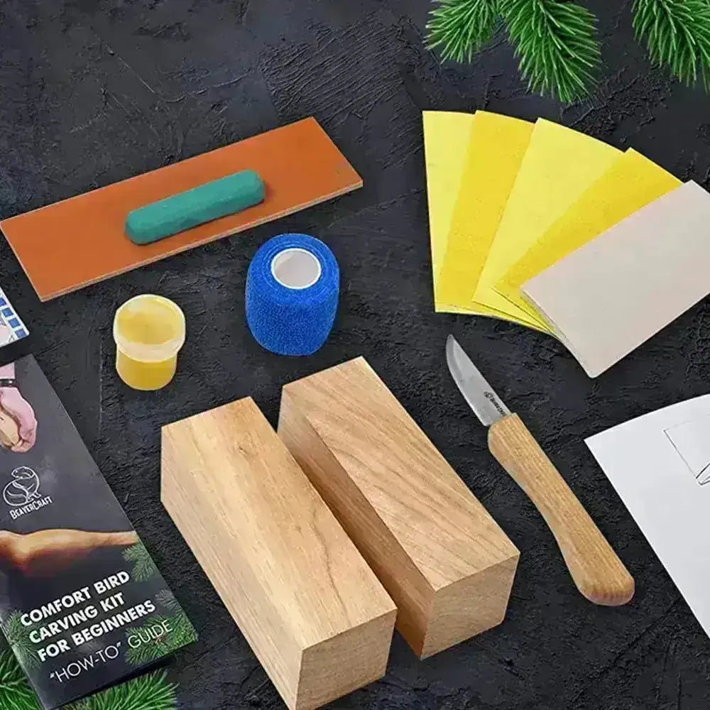 Fugl Treskjæresett med alt Inkludert Pakke - Game-On.no