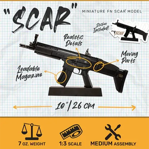 Mini FN SCAR - Replica Model - Black