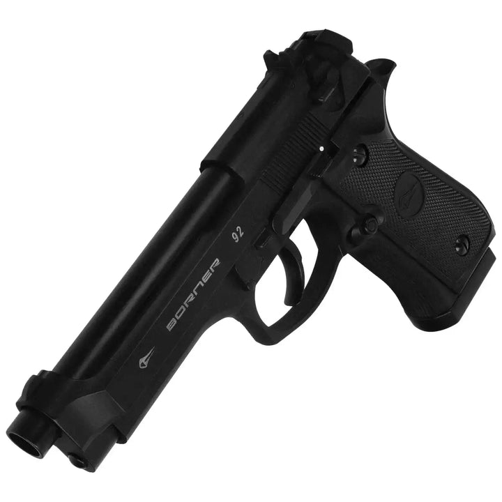Borner - M9 Classic CO2 Drevet Luftpistol med Blowback - 4.5mm BB / Pellets - Game-On.no