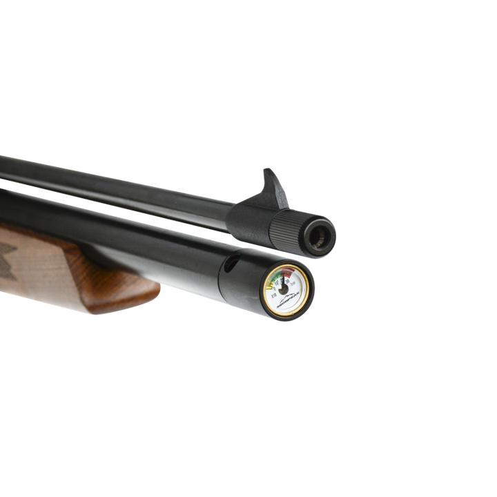 Snowpeak - Lynx 4.5mm PCP Drevet Luftgevær med Demper - Trekolbe