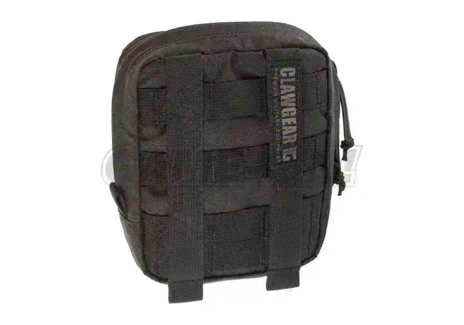 Clawgear - Dobbel Medium Multilomme - MOLLE - Svart - Game-On.no