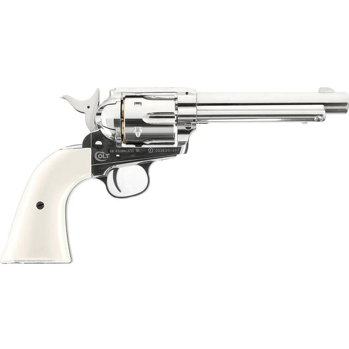 Colt Peacemaker SAA .45 - 4.5mm BB - Nickel - Game-On.no