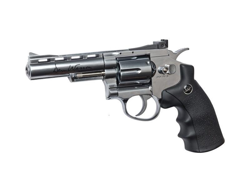 Dan Wesson 4 CO2 Drevet Softgun Revolver - Chrome - gameon.eu