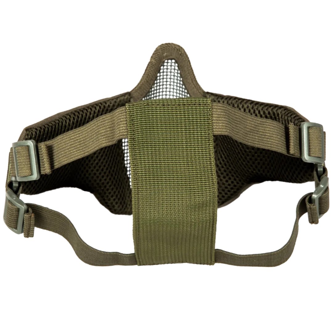 Mesh Maske med Kinnpute - Ranger Green