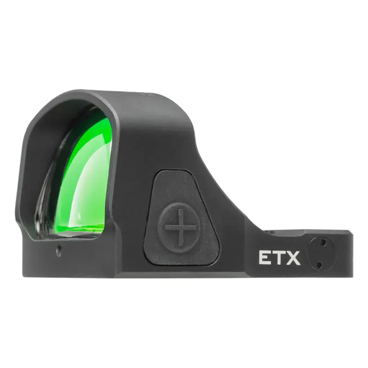 Element Optics ETX rødpunktsikte, sett fra siden
