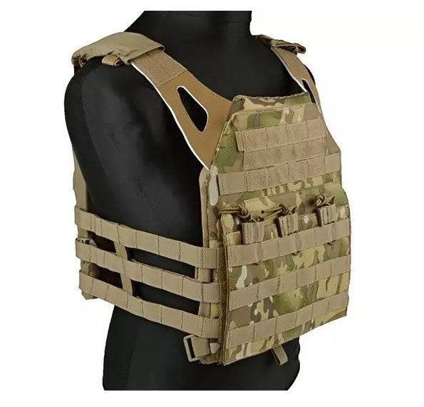 GFC Taktisk Vest - Jump-type Plate Carrier - Multicam - gameon.eu