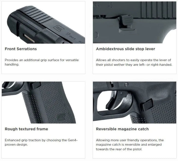 Glock 17 Gen5 Trenings Markør .43cal Svart - Game-On.no