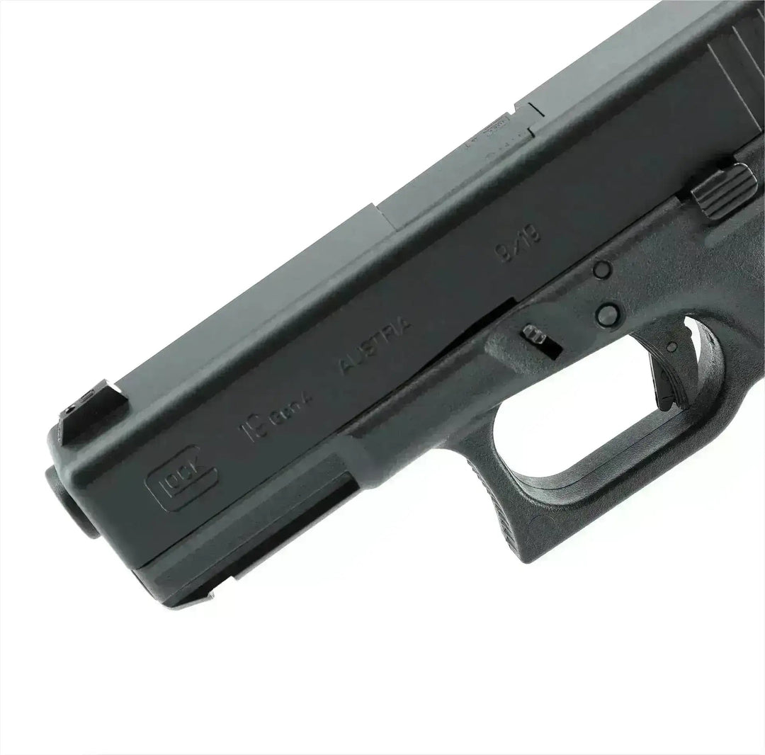 GLOCK 19 Gen4 Gass Softgun med Blowback - Pakkesett - Game-On.no