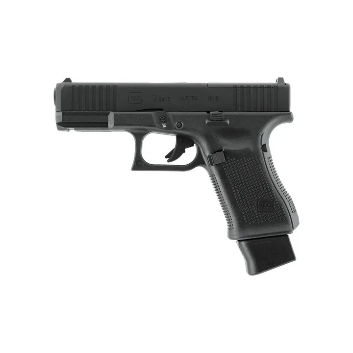 GLOCK 19 Gen5 MOS Luftpistol med Blowback - 4.5mm BB - Game-On.no