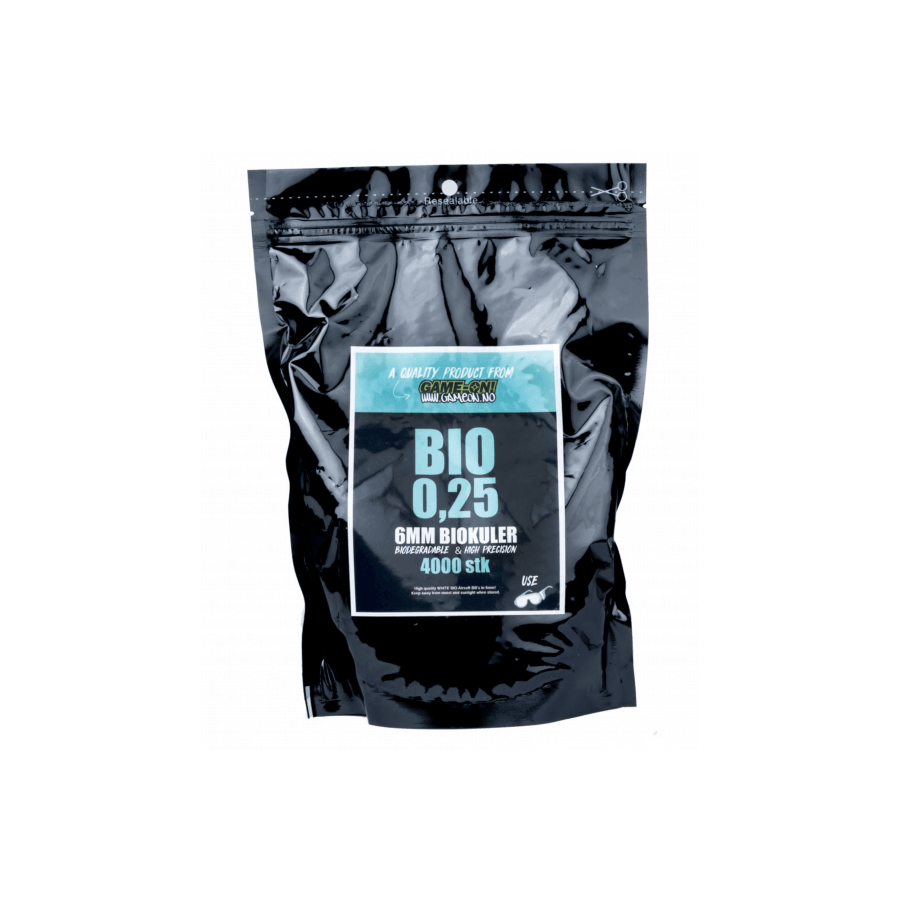 GO! BIO kuler - 0.25g - 4000stk - gameon.eu