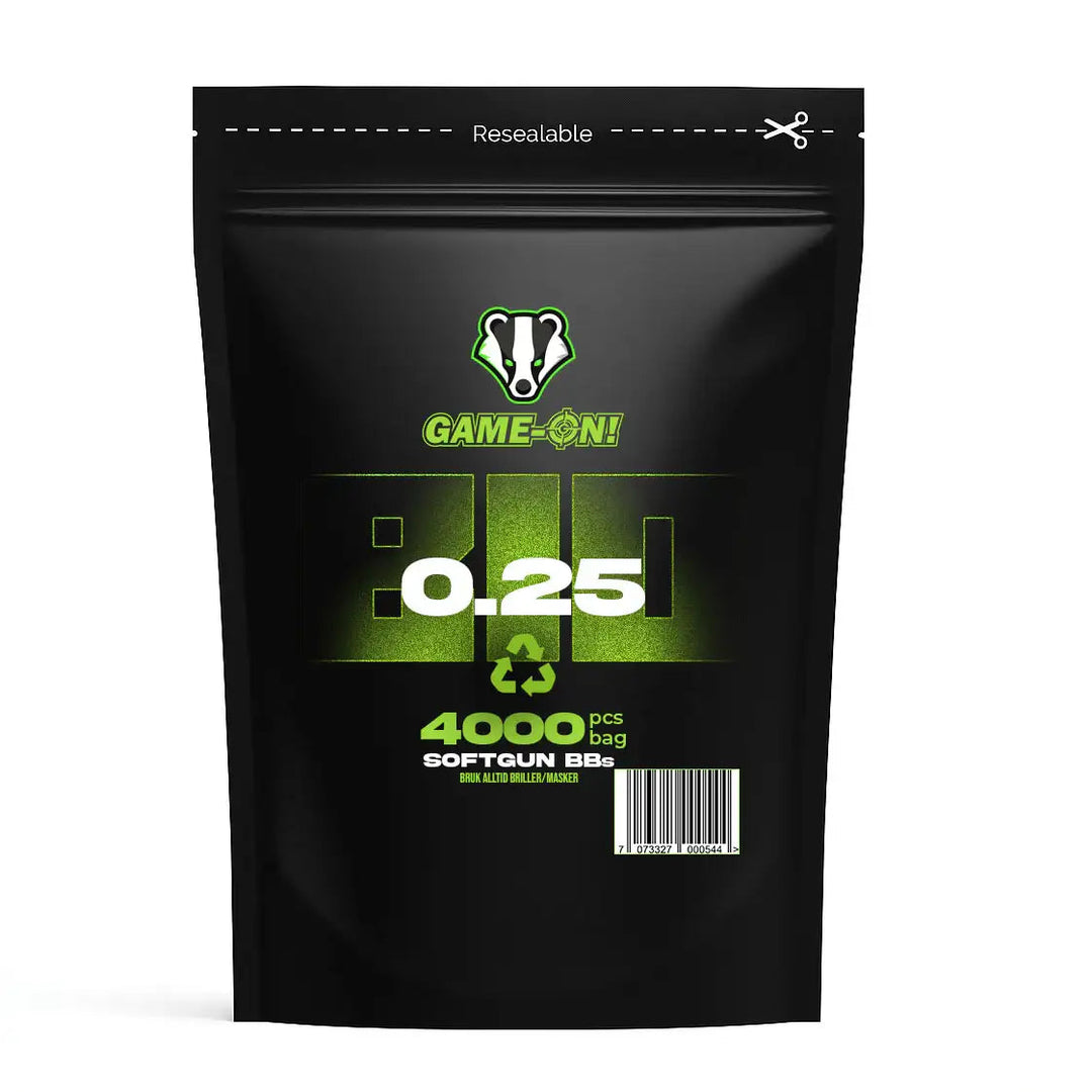 GO! BIO Softgunkuler - 0.25g - 4000stk - Game-On.no
