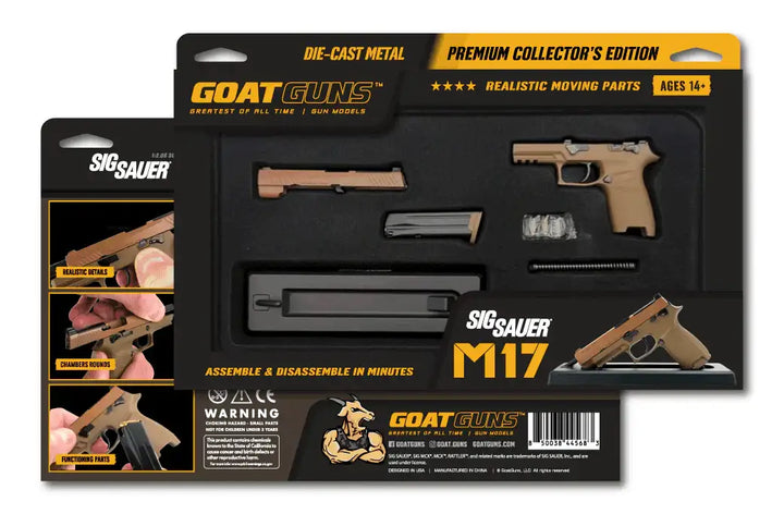 Goatguns - Mini Sig Sauer M17 Pistol - Coyote Tan - Replika Modell - Game-On.no