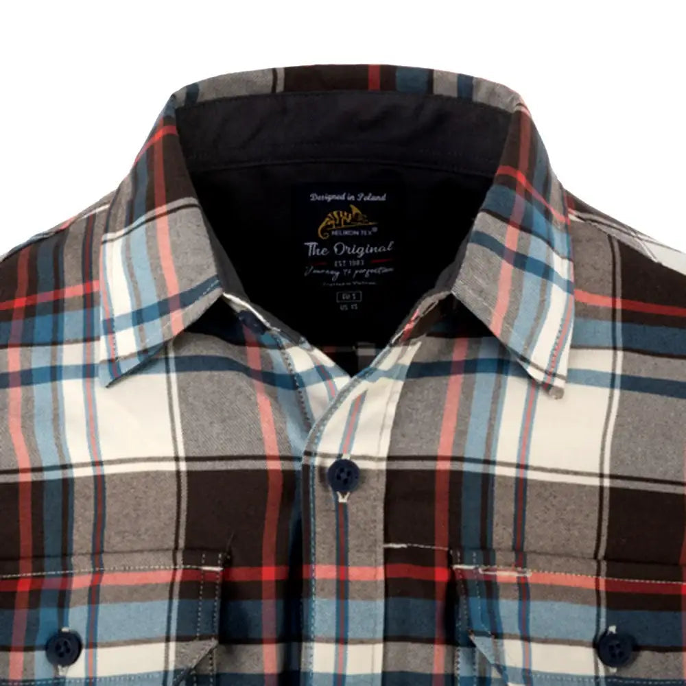 Helikon Tex - GreyMan Skjorte Nylon Sorona - Tru Grey Checkered - Game-On.no