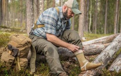 Helikon-Tex Ullsokker av Merinoull - Coyote/Oliven - gameon.eu