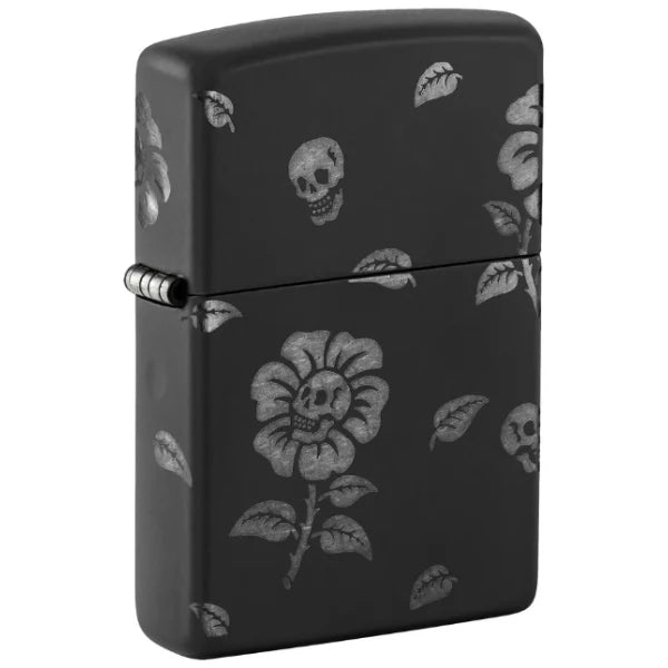 Zippo Flower Skulls Lighter
