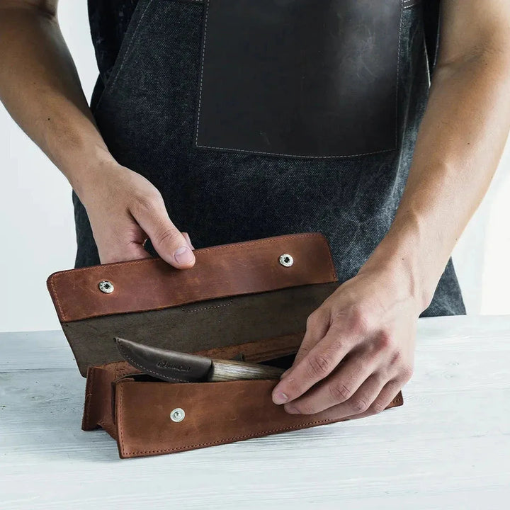 Knivsett med Skinnetui - Skjekniv Spikkekniv - Game-On.no